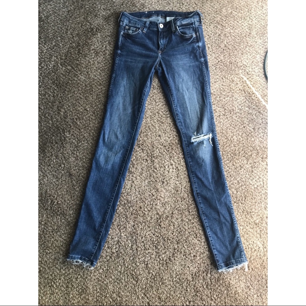 H&M super skinny low waist jeans